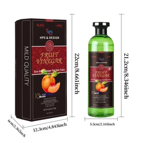 Fruit Vinegar Natural Hair Color Gel