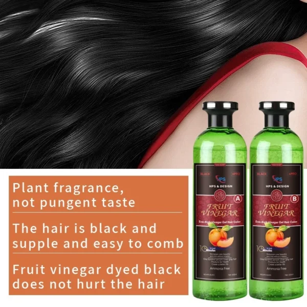 Fruit Vinegar Natural Hair Color Gel